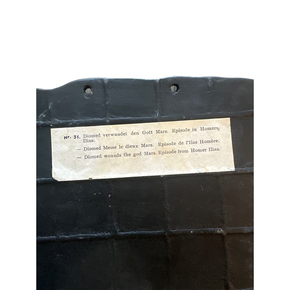 Diomed Wounds God Mars Episode in Homers Iliad Plaque Hanging Wall Art Ceramic - Picture 6 of 6